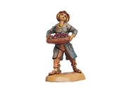 PASTORE CON VASSOIO 6,5CM IN RESINA (F-272)