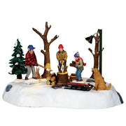 LEMAX BOSCAIOLI C/BAMBINO - GETTING WOOD FOR THE CABIN COD.14329