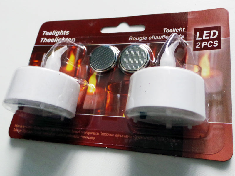 OFFERTA 6 TEALIGHT A LED BIANCO A BATTERIA