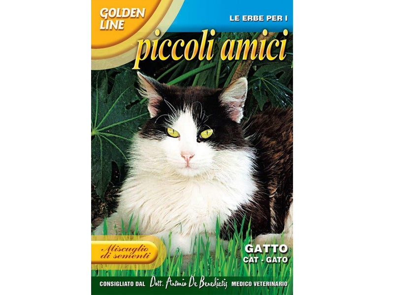 BUSTINA CON SEMI DI ERBA GATTA PER GATTI