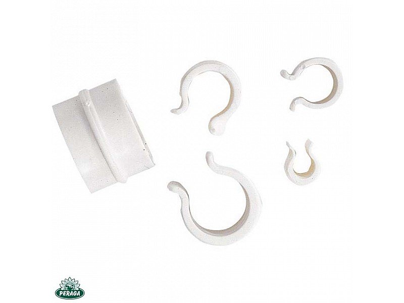 CLIPS DI FISSAGGIO DIAMETRO 15 MM 15 PZ