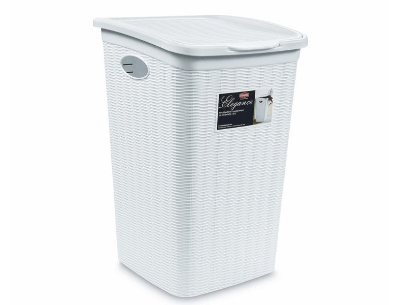 CESTA PORTABIANCHERIA BIANCA 50 LT ELEGANCE