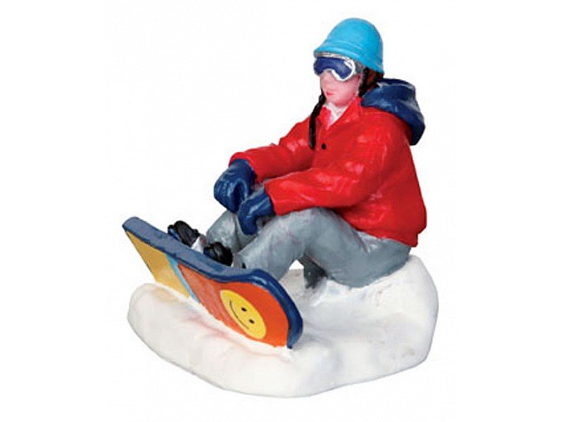 SNOWBOARDER IN PAUSA - SNOWBOARDING BREATHER