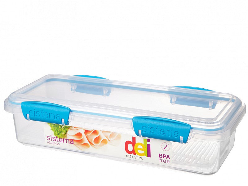 CONTENITORE ERMETICO RETTANGOLARE ACCENTS LT 1,2