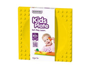 KIDS PLATE YELLOW PIATTO BAMBINI GIOCO
