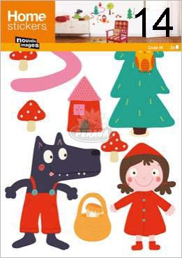 STICKERS DECORATIVI KIDS XXL A SCELTA PER PARETE 100X113CM NOUVE