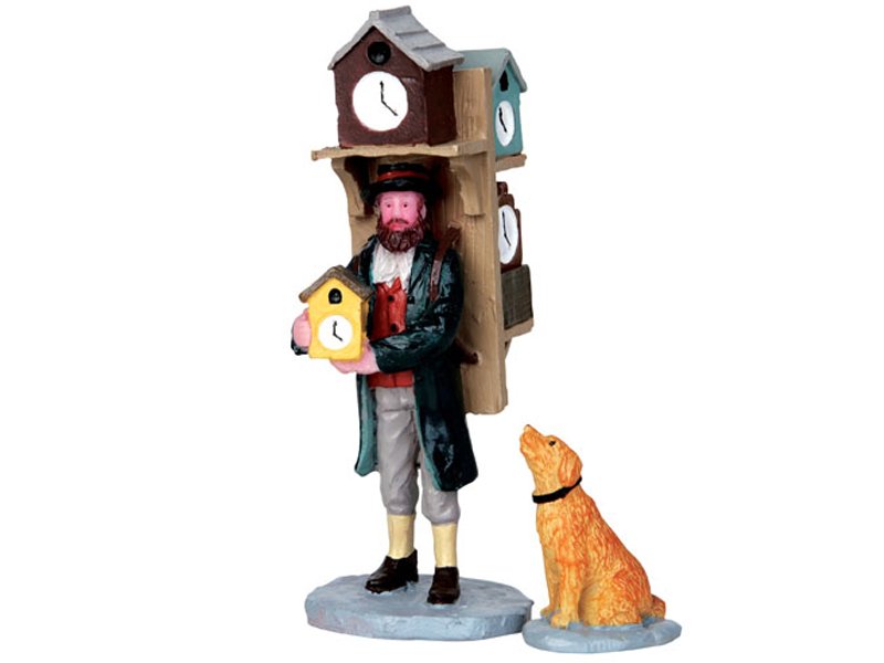 VENDITORE DI OROLOGI - CLOCK SELLER SET OF 2