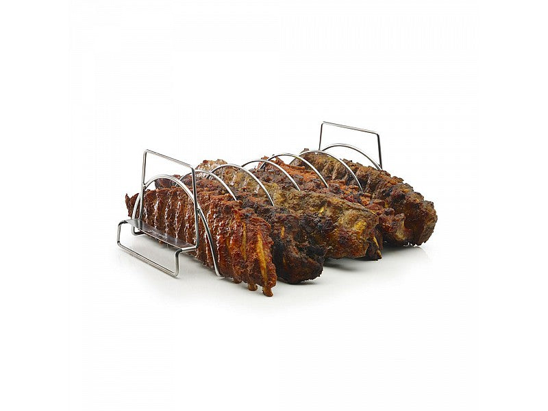 SUPPORTO IN ACCIAIO INOX PER LA COTTURA DELLE COSTINE BARBECOOK