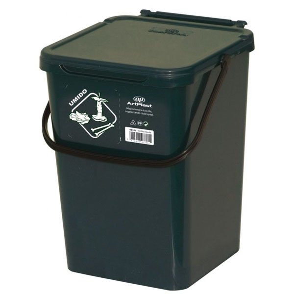 BIDONE DIFFERENZIATA MINIMAX VERDE l 10 UMIDO