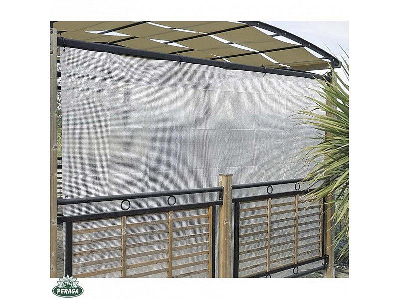TELO TRASPARENTE CON RAFIA RINFORZATO OCCHIELLATO 5X6M