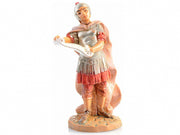 SOLDATO CON PERGAMENA 6,5CM IN RESINA (F-258)