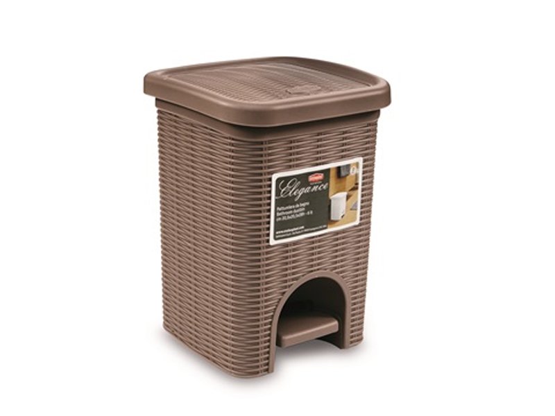PATTUMIERA BAGNO ELEGANCE TORTORA