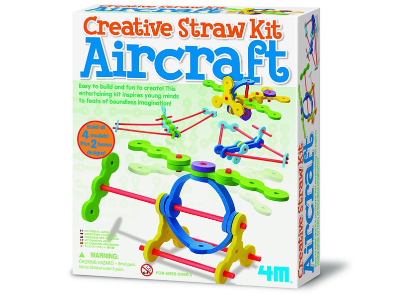 KIT CREA AEREI - CREATIVE STRAWKIT AIRCRAFT