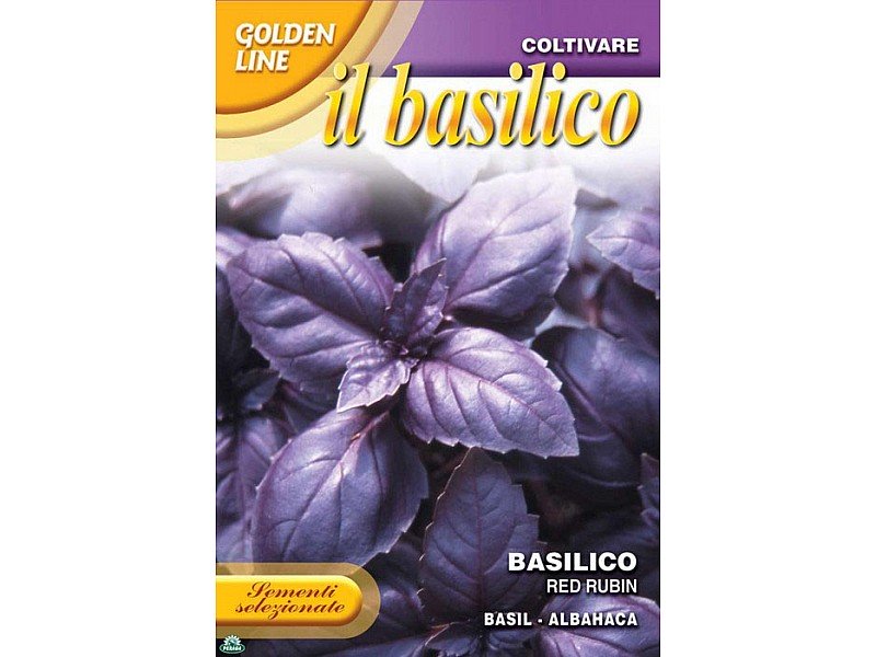 BUSTINA CON SEMI DI BASILICO RED RUBIN