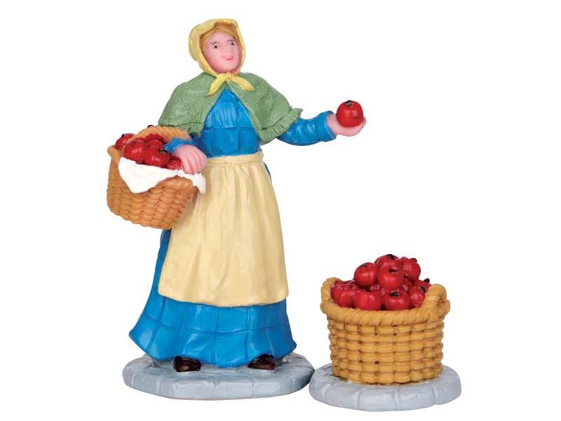 VENDITRICE DI MELE - APPLE VENDOR, SET OF 2