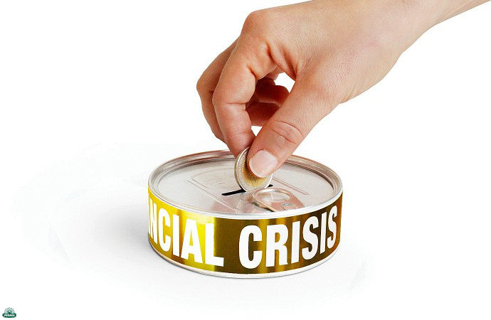 MINI SALVADANAIO FINANCIAL CRISIS SURVIVAL KIT DOIY