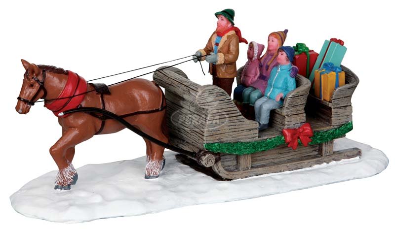CAVALLO CON SLITTA - SLEIGH RIDE