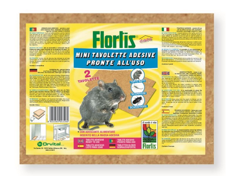 2 MINI TAVOLETTE ADESIVE PER TOPI