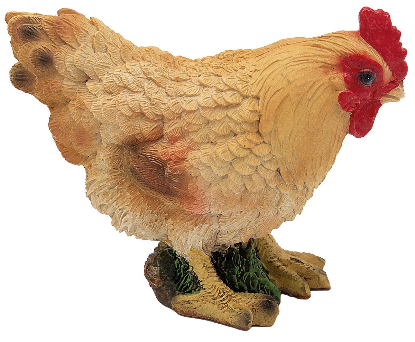 STATUETTA GALLINA PASQUALINA CM.11 VETRORESINA