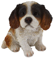 STATUETTA CANE CAVALIER KING MIGNON CM.7  IN VETRORESINA