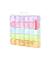 CUBETTI DI GHIACCIO COLORATI RIUTILIZZABILI ICE CUBE S/30