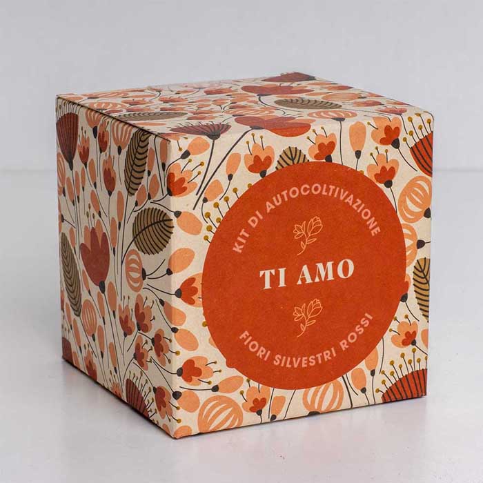 KIT DI AUTOCOLTIVAZIONE DILLO CON I FIORI - TI AMO