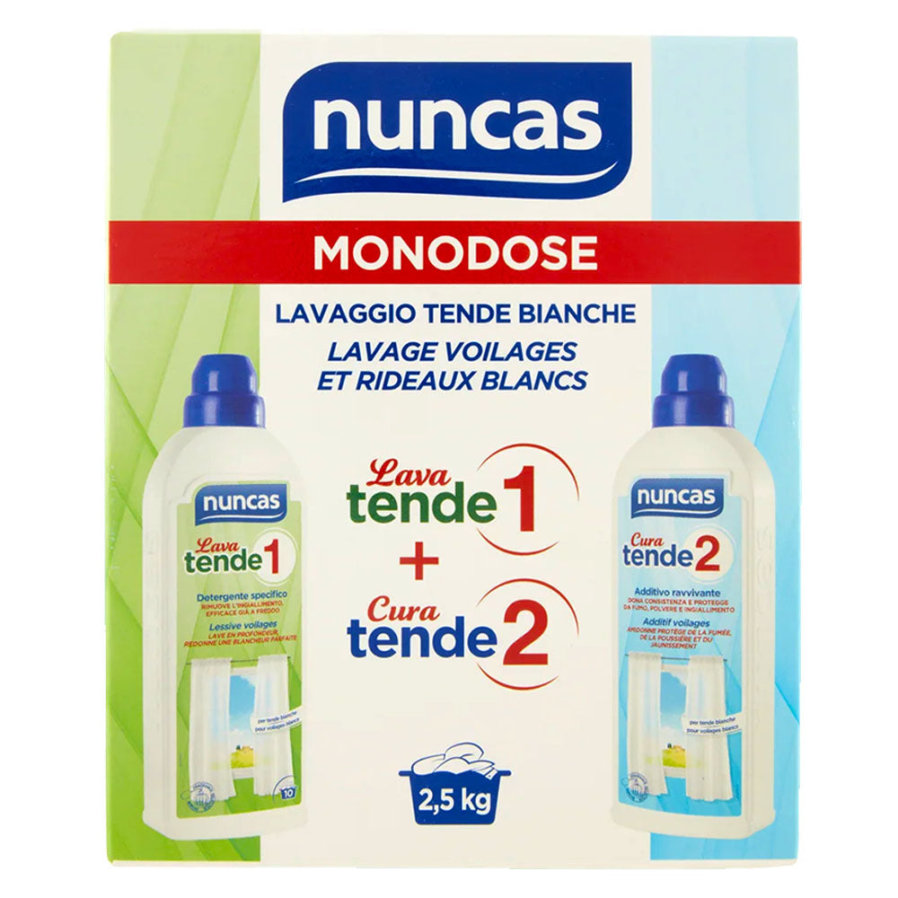 KIT MONODOSE PER 1 LAVAGGIO TENDE NUNCAS