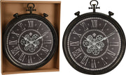 OROLOGIO DA PARETE NUMERI ROMANI INGRANAGGIO 60CM