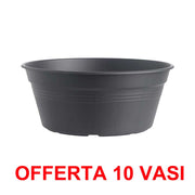 OFFERTA 10 VASO PER BULBI GREEN BASICS BOWL 33CM LIVING BLACK