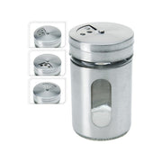 DOSA SPEZIE ACCIAIO INOX CON VETRO 4X8CM