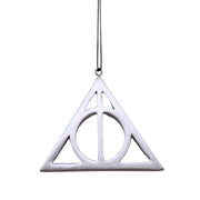 Decorazione natalizia Doni della Morte Harry Potter 6 cm argento PERAGA CHRISTMAS