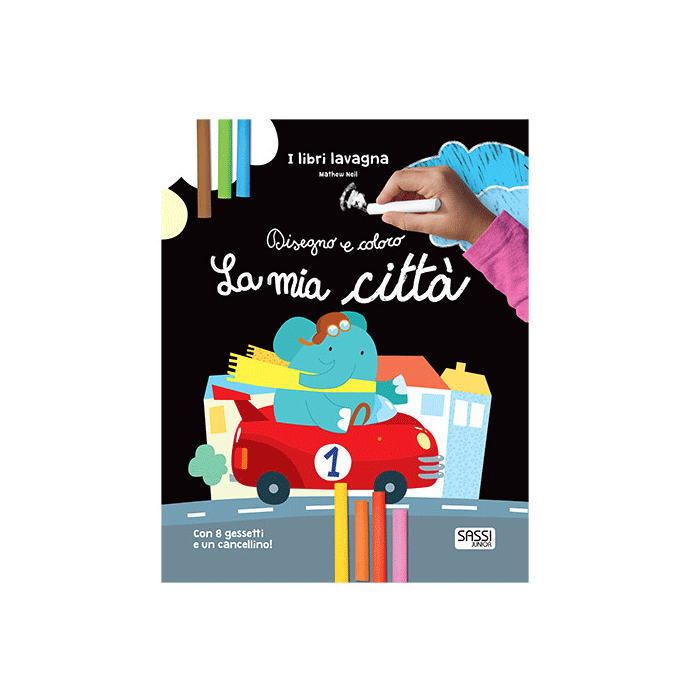 LIBRI LAVAGNA: DISEGNO E COLORO LA MIA CITTÀ