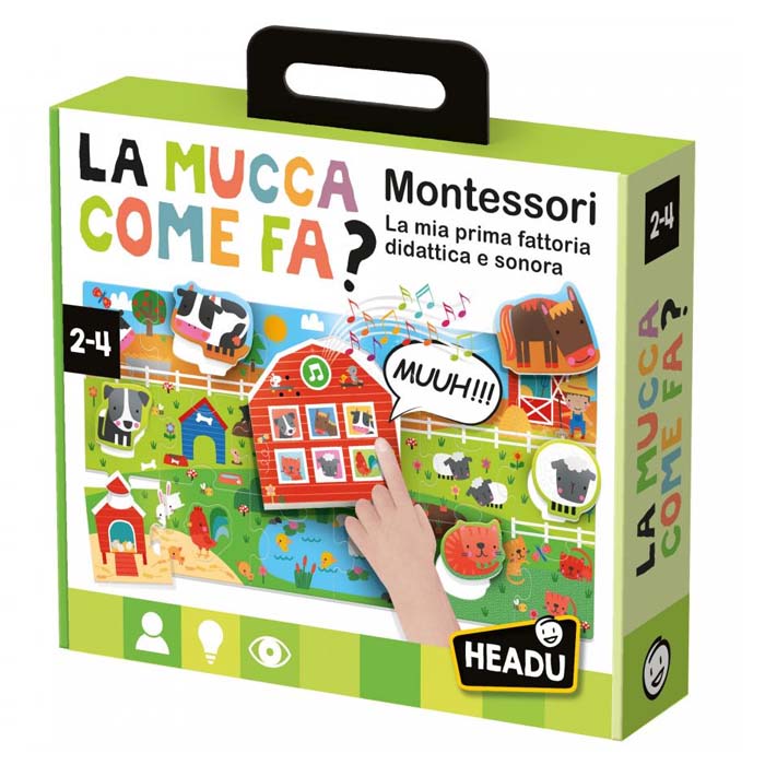 LA MUCCA COME FA MONTESSORI - PER BAMBINI ETA' 2-4