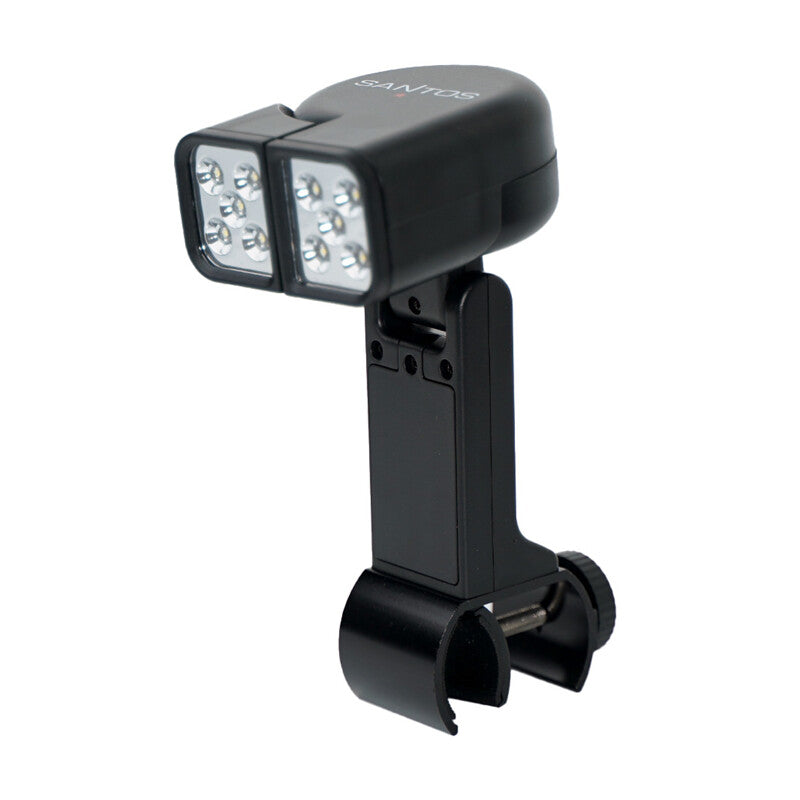 Lampada LED per Barbecue con Morsetto Universale 17 cm Nero SANTOS