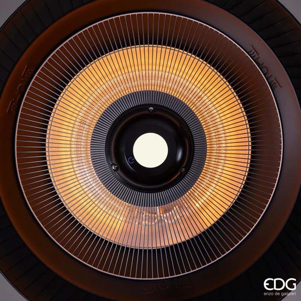 LAMPADA AD INFRAROSSI RISCALDANTE DA APPENDERE H30XD74CM NERO