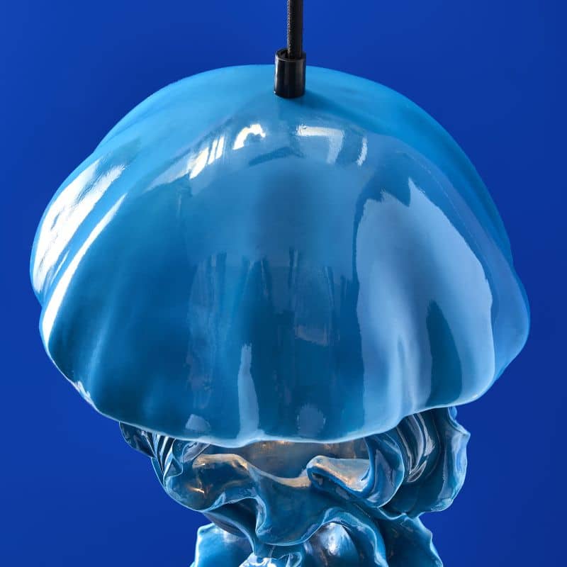 LAMPADA DA SOFFITTO MEDUSA AVA 22.5X21.5X42CM COLORE BLU