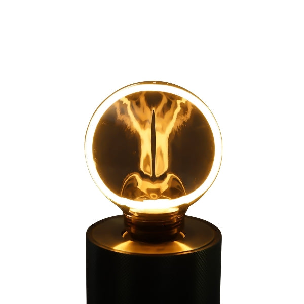 LAMPADA DA TAVOLO A LED O-2 FUME SMOKE FINISH 8X5X12CM
