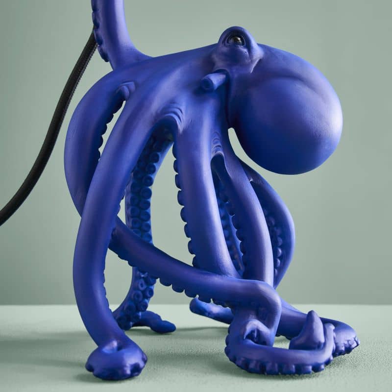 LAMPADA DA TAVOLO POLPO BABY OTTO OCTOPUS COLORE BLU