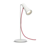 LAMPADA DA TAVOLO CON TESTA REMOVIBILE E RICARICABILE BIANCA