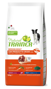 ADULT MEDIUM PROSCIUTTO CRUDO & RISO 12 KG - NATURAL TRAINER