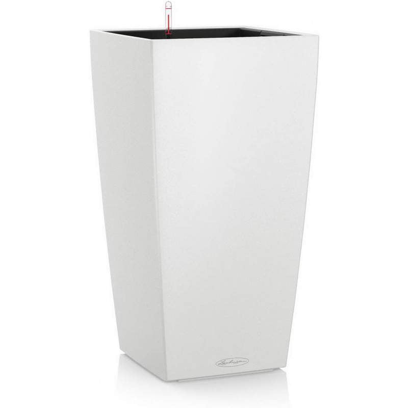 VASO CUBICO COLOR 22 CM BIANCO