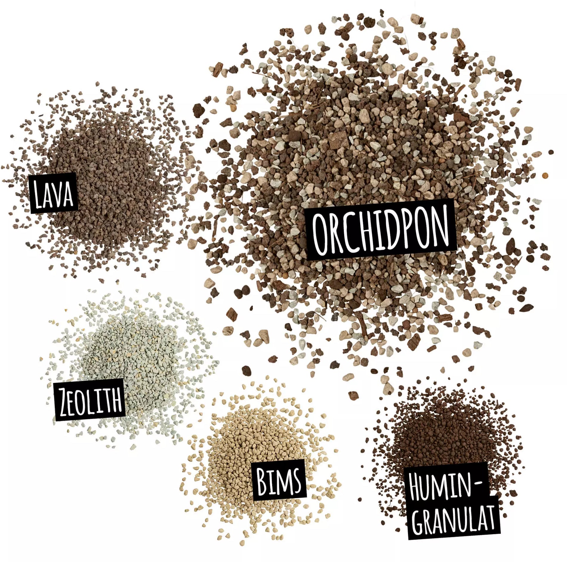 Substrato Biologico Senza Torba per Orchidee ORCHIDPON 3 Litri LECHUZA