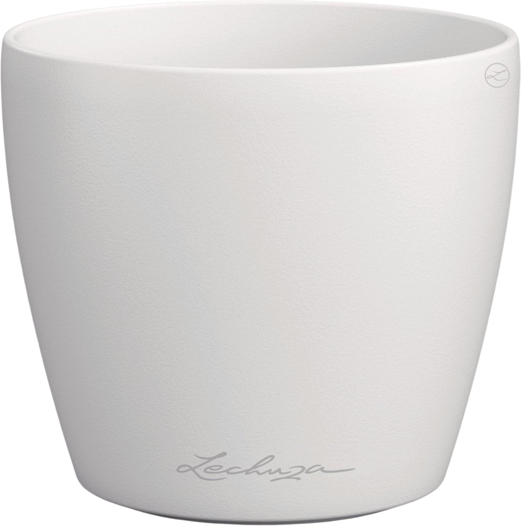 Vaso Classico "Deco 14" D15 H13.5CM Bianco Opaco LECHUZA