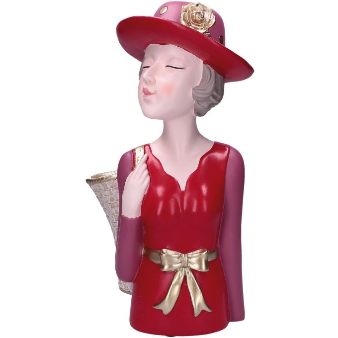 CACHEPOT LESIGNORE ANTONIA CON GERLA 20X19X34 CM