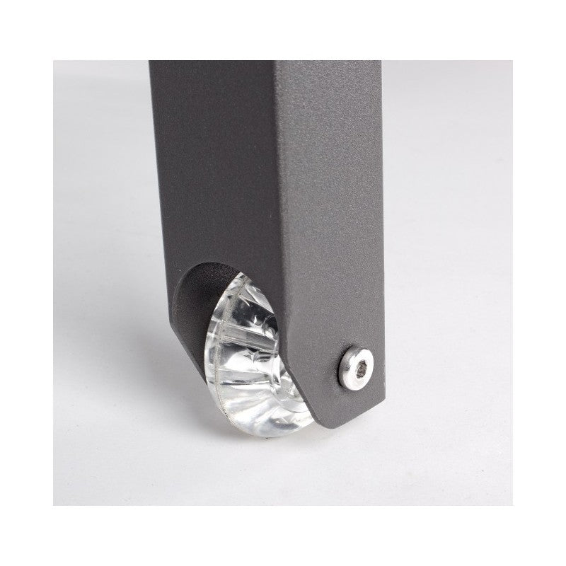 LETTINO KONNOR IMPILABILE ANTRACITE CON RUOTE