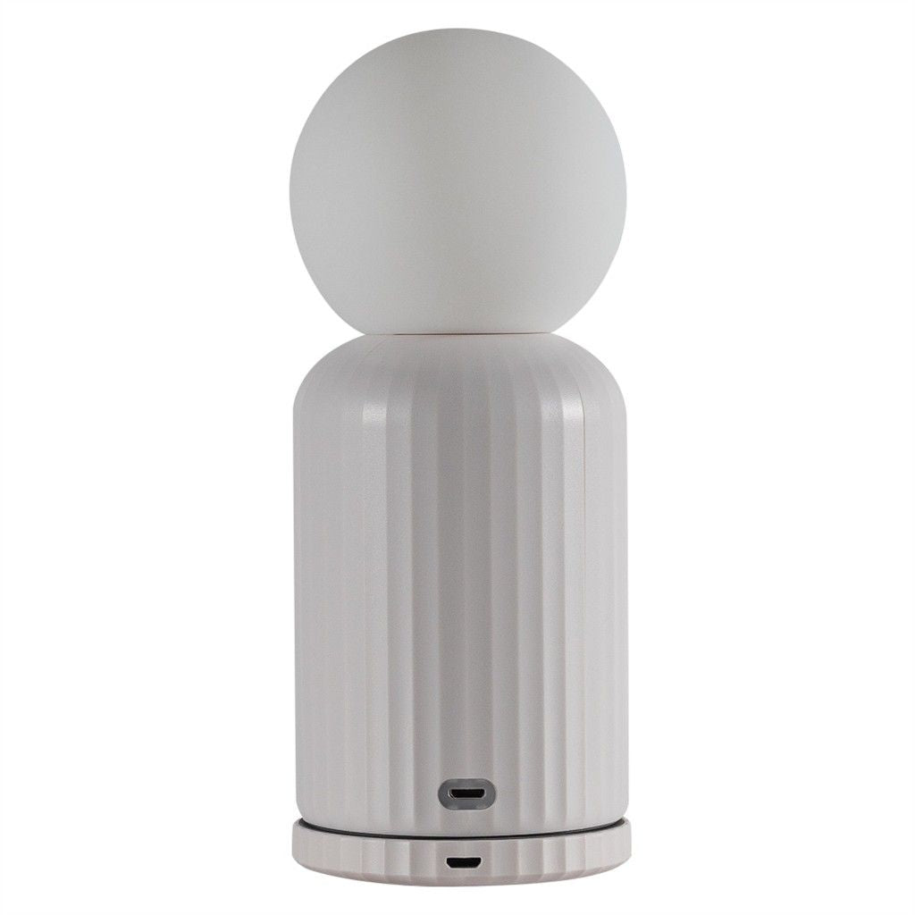 LAMPADA CON RICARICA WIRELESS BIANCA