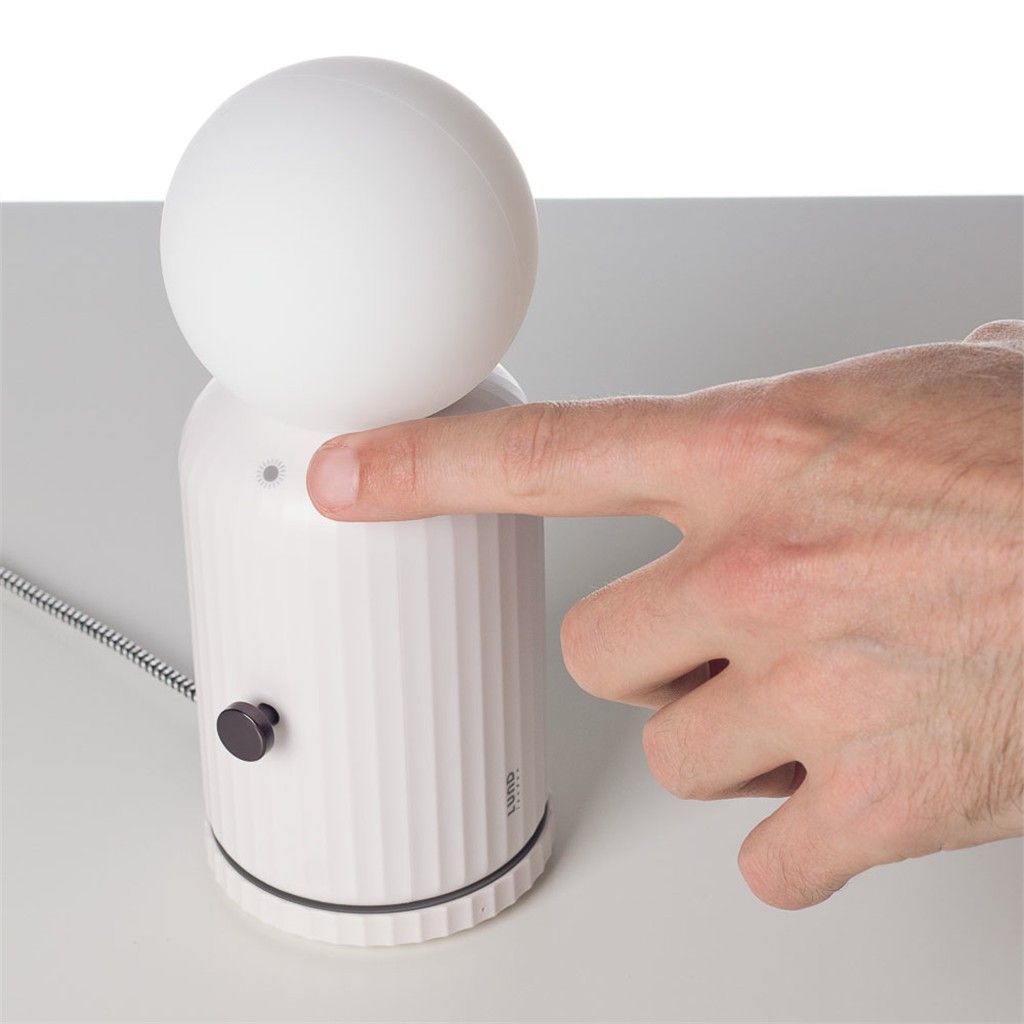LAMPADA CON RICARICA WIRELESS BIANCA