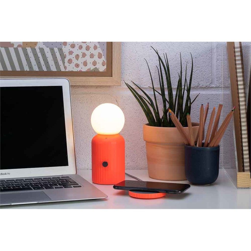 LAMPADA CON RICARICA WIRELESS CORAL