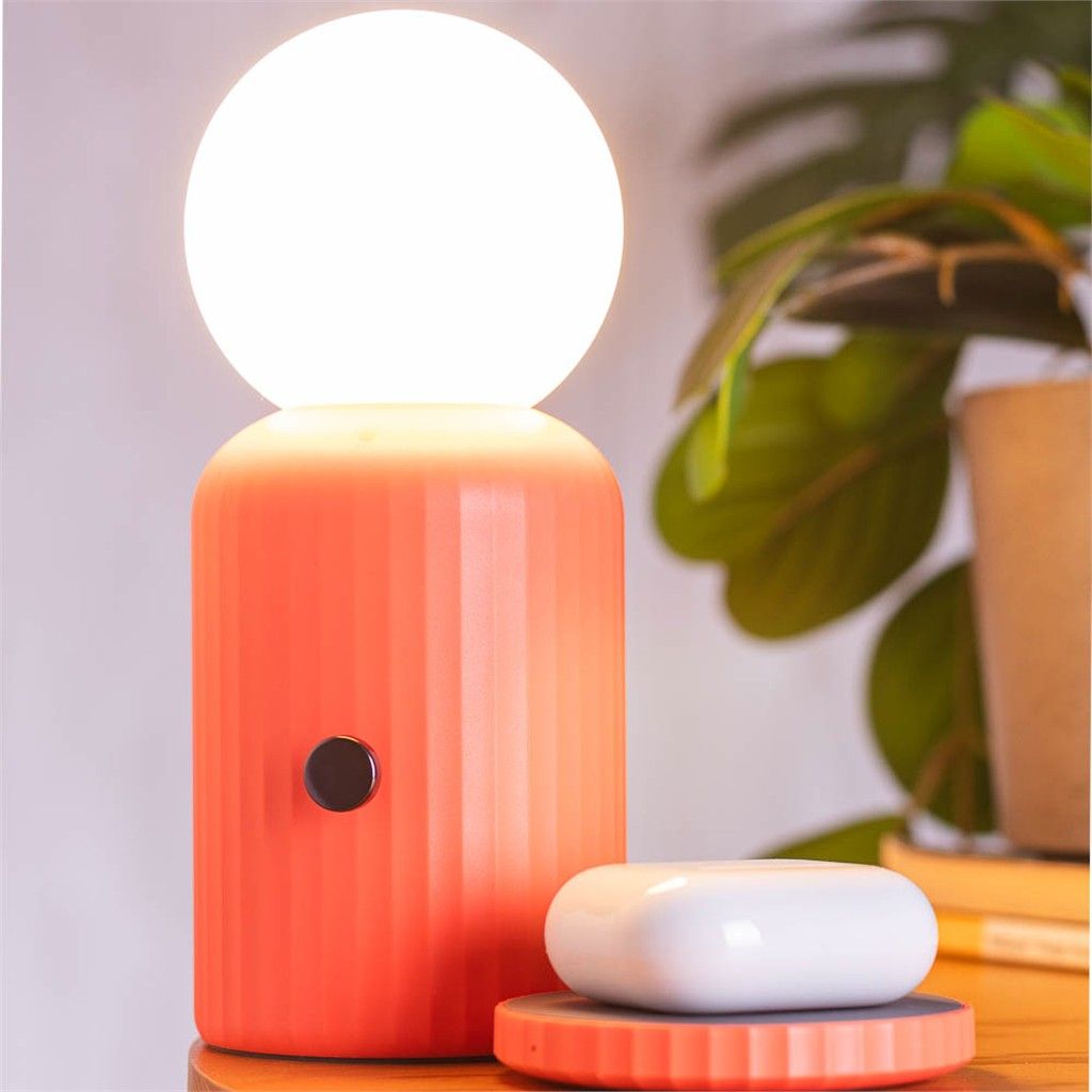 LAMPADA CON RICARICA WIRELESS CORAL