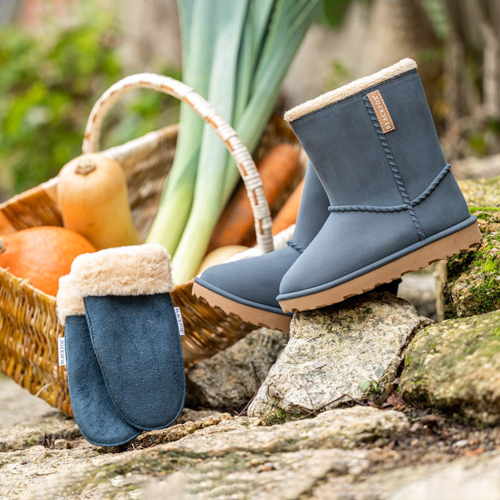 STIVALI CHEYENNETOO TG. 38-39 INVERNALI IMPERMEABILI PER BAMBINI BLU SCURO